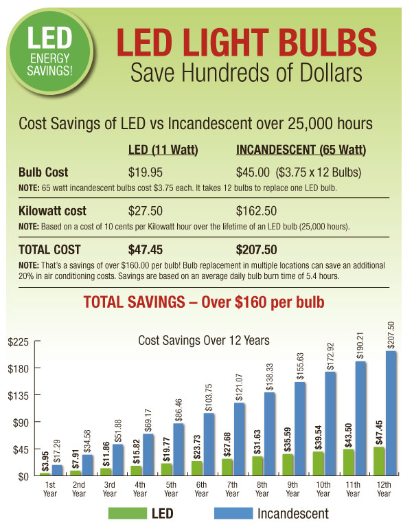 LED Lightbulbs Save You Money