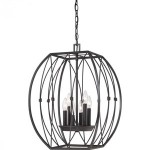 Quoizel chandelier in Imperial Bronze finish