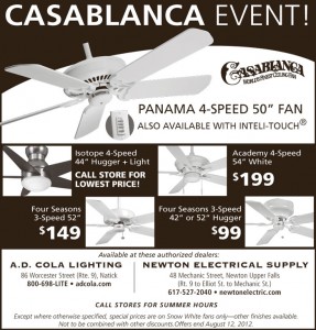 Casablanca Ceiling Fan Event