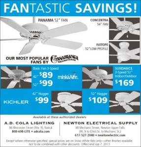 Save on Ceiling Fans at AD Cola