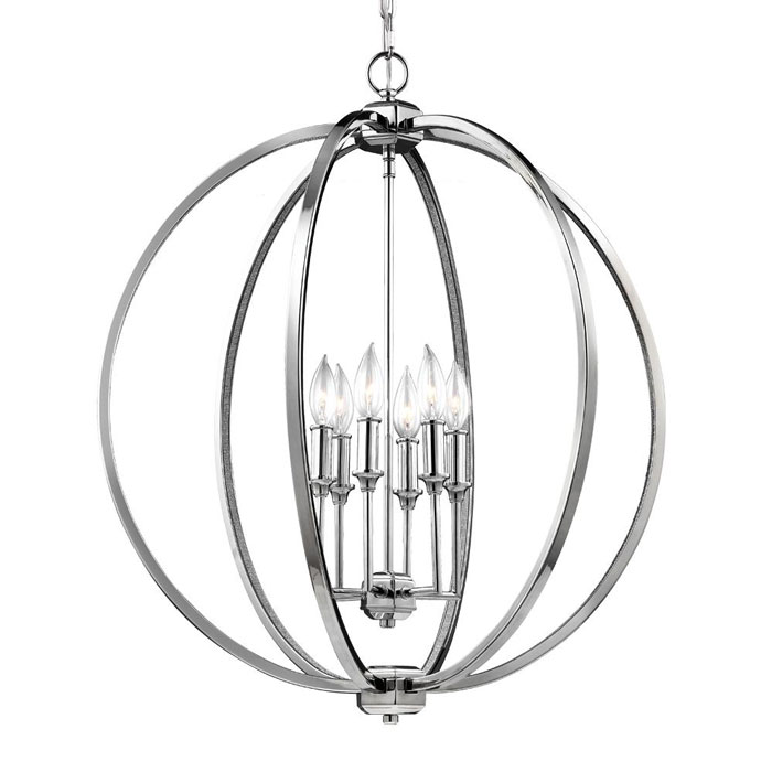 Corinne Globe Pendant FEISS_F3061-6PN Corinne Collection
