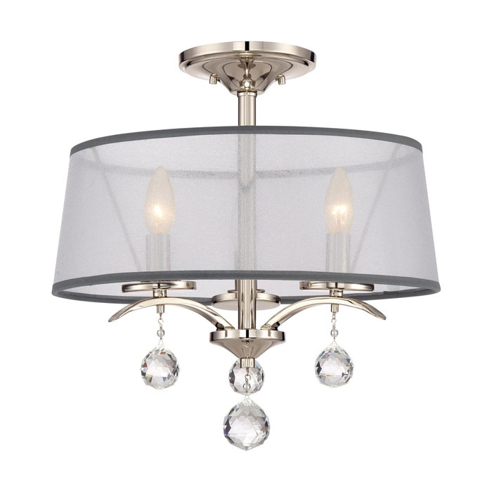 Whitney QUOIZEL WHI1716IS Whitney Semi-Flush Mount