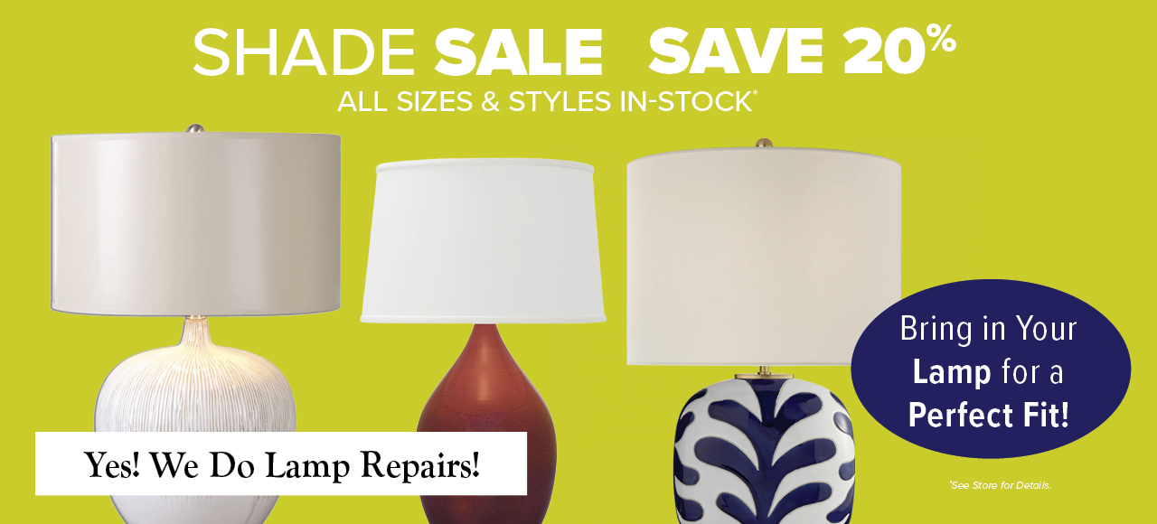 Lamp Shade Sale Save 20%