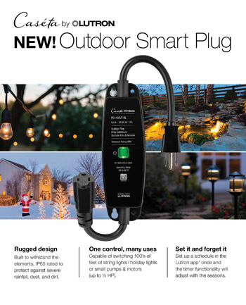 Lutron Caseta-Smart Home Controls Outdoor plug