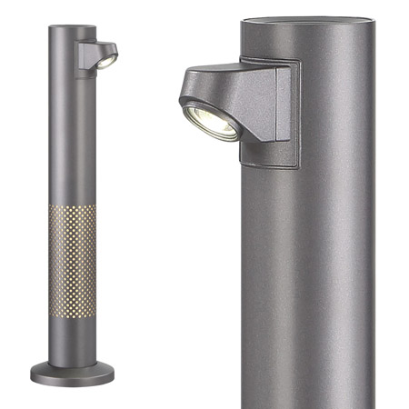 Task Collection LED Task Lamp in Mystic Grey with Rechargeable LED George Kovacs P1943-731-L